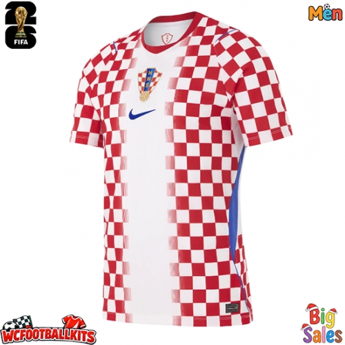 Croatia Replica Home Stadium Shirt World Cup 2026 Short Sleeve